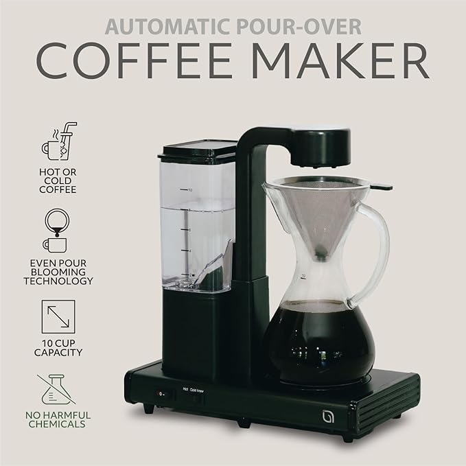 WILLOW 10 Cup Drip Coffee Maker, Automatic Pour Over Coffee Maker - Image 2