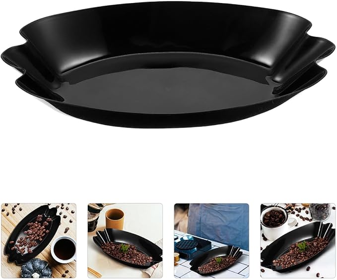 Artibetter Coffee Bean Display Tray 500g Black 2pcs Coffee Bean Measuring Plate - Image 8