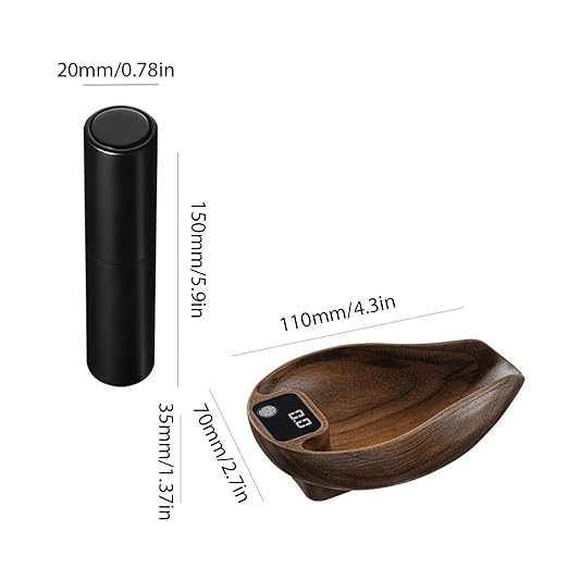 Zunate Coffee Bean Scale and Spray Bottle Kit 0.1g High Precision Digital Scale - Image 9