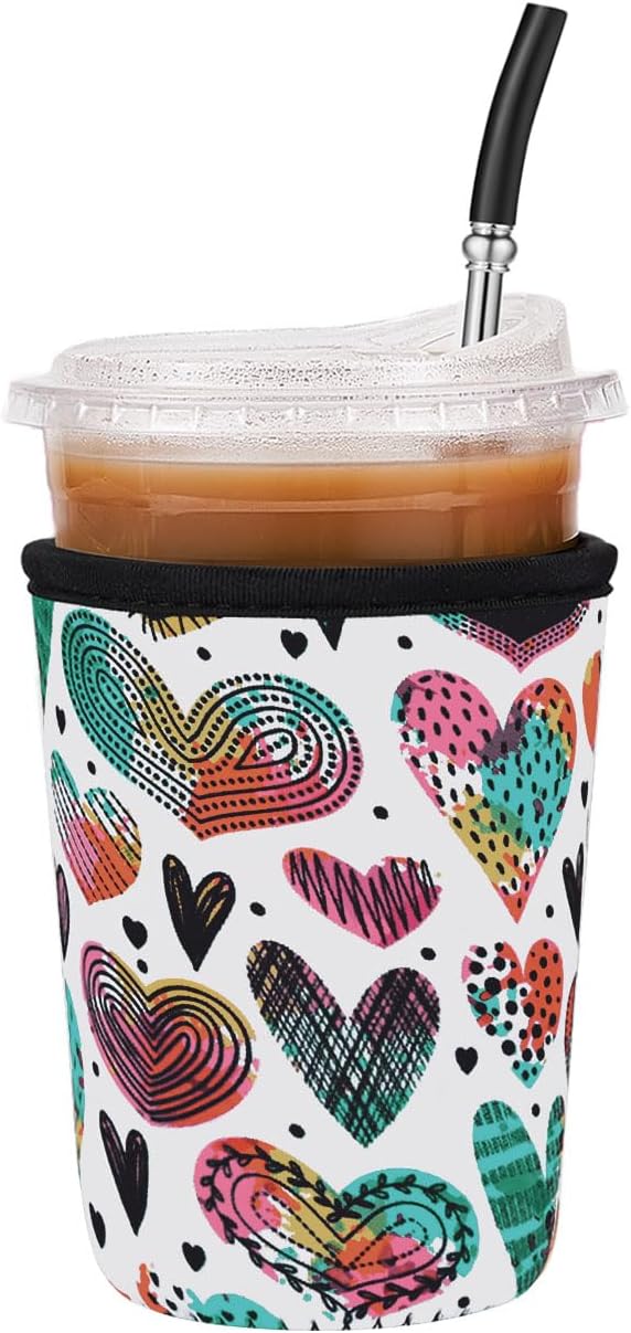 Iced Coffee Sleeve Reusable Medium 22-28oz by Cavllson