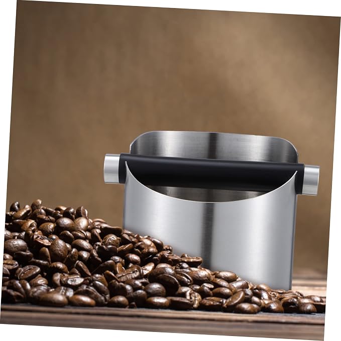 DOITOOL Coffee Knock Bin with Cleaning Brush Set Coffee Ground Bin Sturdy Knock - Image 3