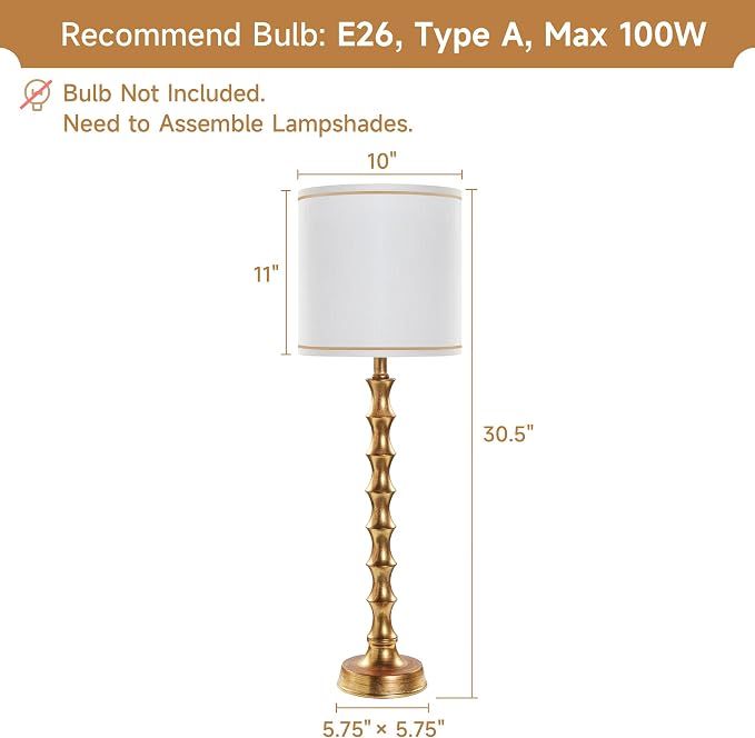 EUO 30.5" Buffet Lamps Set of 2 - Image 3