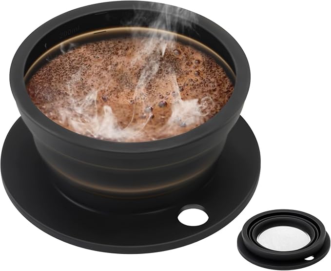 Paperless Collapsible Pour Over Coffee Dripper by VVGCS
