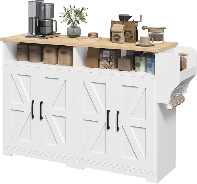 YATINEY Coffee Bar Cabinet, Kitchen Island by Yatiney