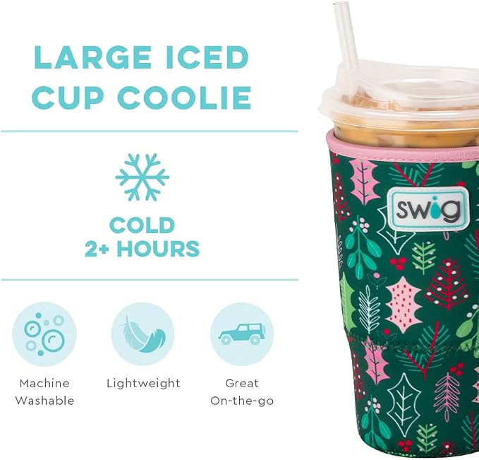 Swig Life Large Iced Cup Coolie, 30-32oz Iced Coffee Cup Insulator Sleeve - Image 4