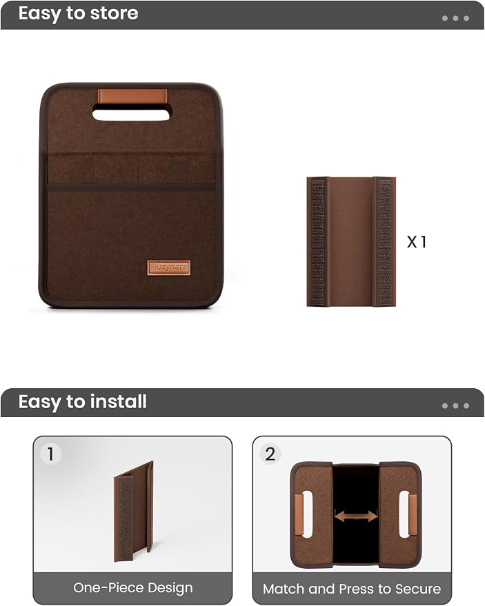Fluxynara 2-Cup Reusable Felt Drink Carrier - Image 4