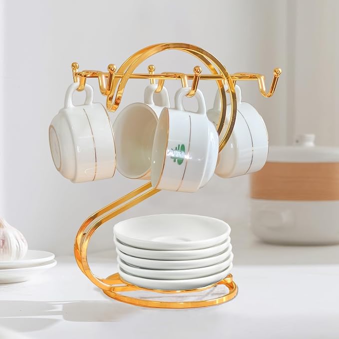 Coffee Mug Holder Metal, Mug TeaCups Holders Countertop, Coffee Mug Tea Cup - Image 5