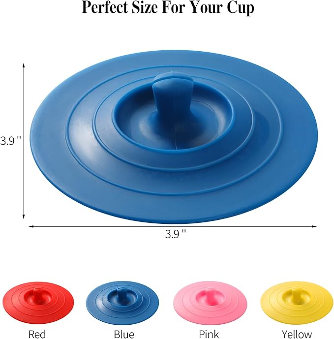 Silicone Cup Covers ， Multicolored Silicone Lids - Image 2
