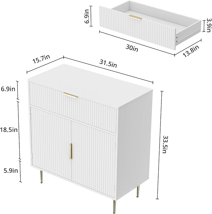 Housoul Coffee Bar Cabinet - Image 2