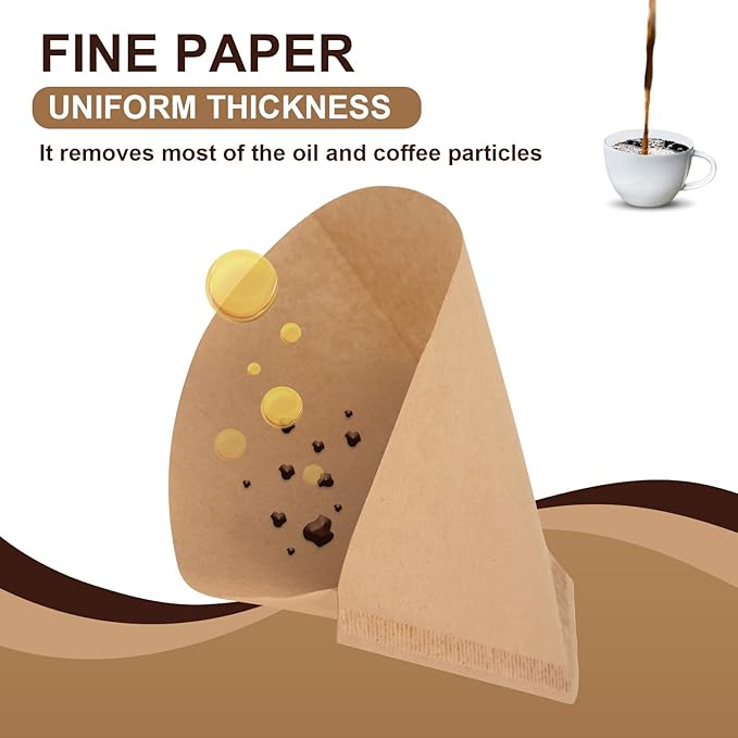 200pcs Disposable Coffee Paper Filters - Image 4
