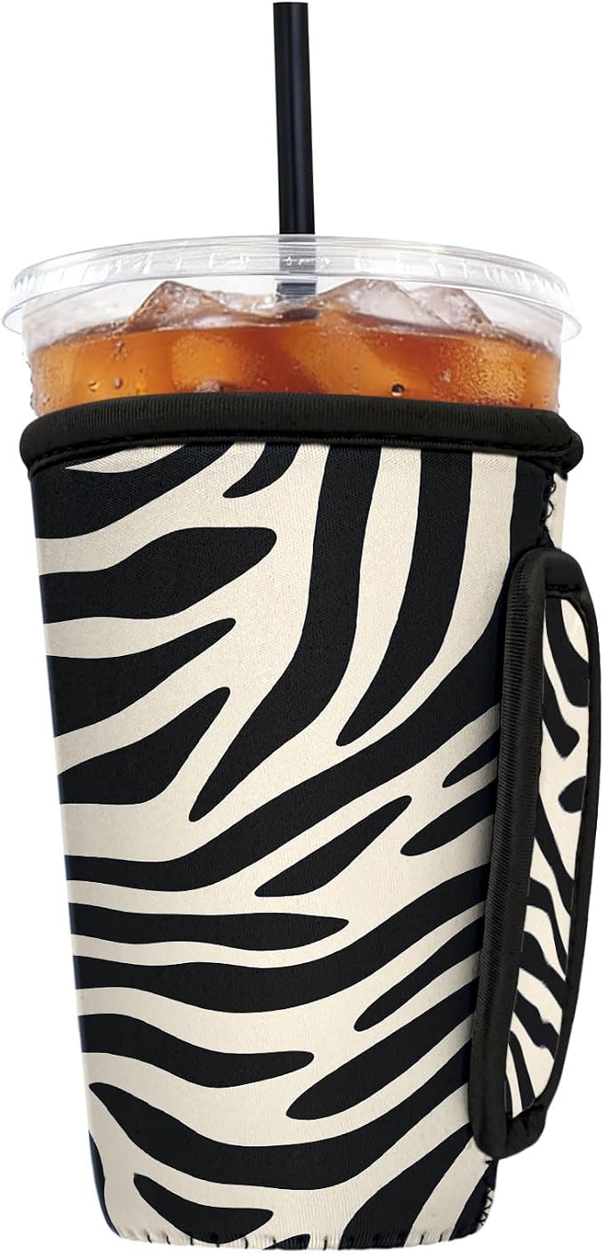 Reusable Insulated Neoprene Iced Coffee Sleeve by Cavllson