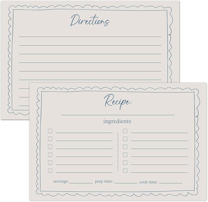 Family Recipe Cards, Bridal Shower and Wedding Recipe Cards, Bridal Shower by Unknown
