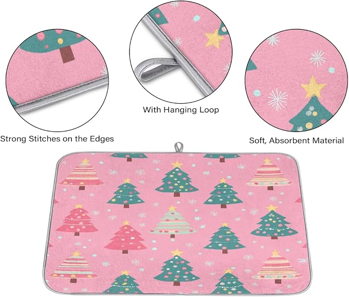 Dish Drying Mat, Kitchen Counter Quick Dry Pads - Image 3