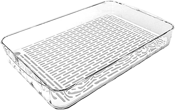 Plastic Drain Tray Bottle Cup Dish Drying Rack - Image 9