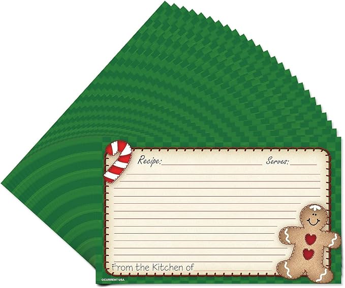 Current Gingerbread Man Recipe Cards - Image 4