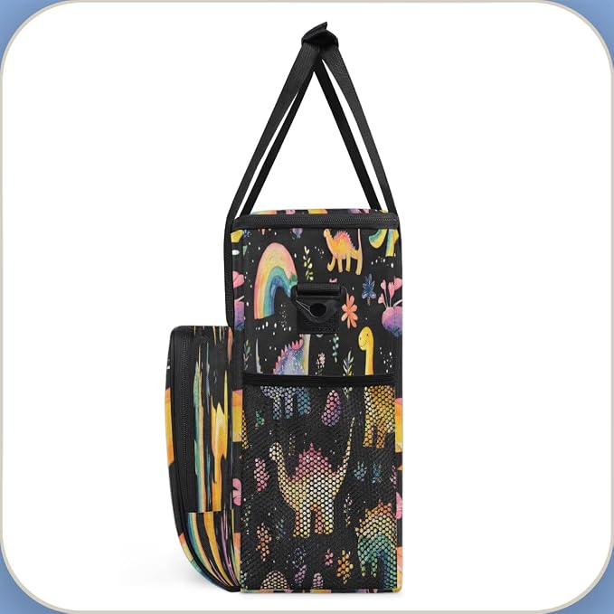 Colorful Dinosaur Coffee Machine Bag Compatible - Image 4