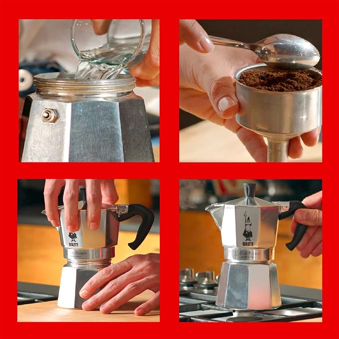 Bialetti Moka Express Iconic Italian Stovetop Espresso Maker - Image 5