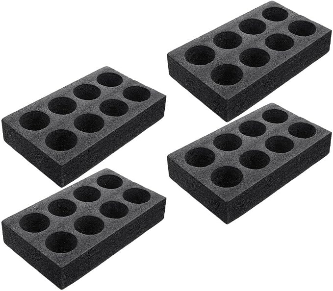 Garneck 4pcs Takeout Cup Holders Foam 8 Cup Milk Tea Cup Holder Takeout Coffee by GARNECK