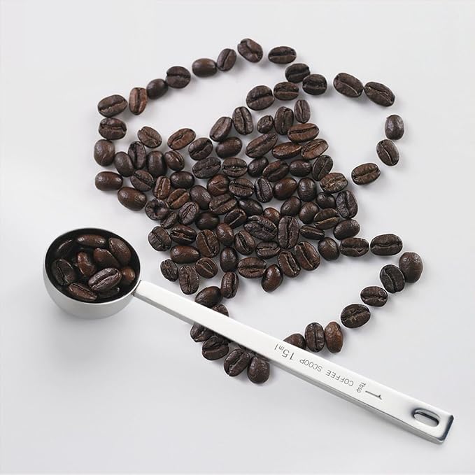 Stainless Steel 1 Tablespoon Measuring Coffee Scoop Spoon - Image 2