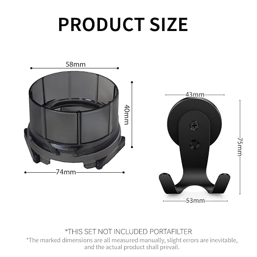 Portafilter Funnel & Magnetic Coffee Portafilter Holder - Image 7
