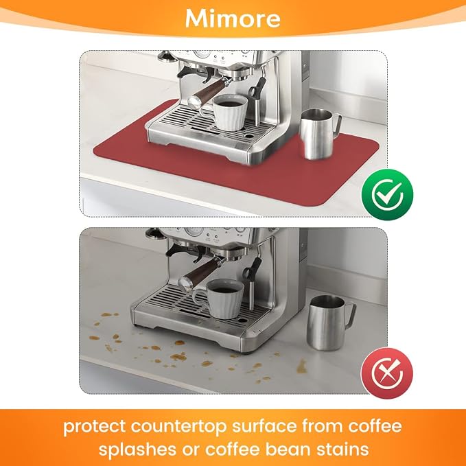Mimore Red Coffee Bar Mat - Image 4