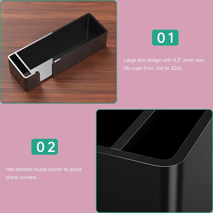 Coffee Bar Accessories and Organizer, Disposable Cup Holder - Image 6