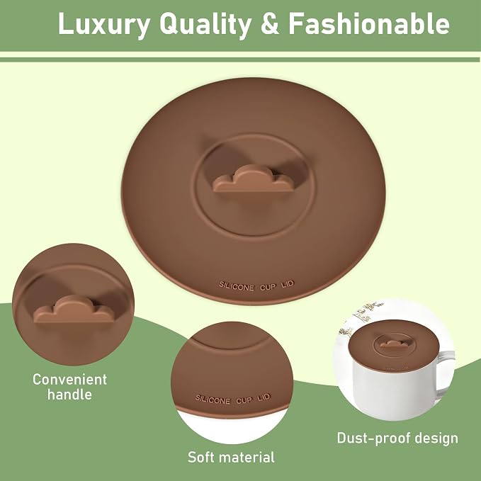Silicone Cup Covers， Multicolored Silicone Lids - Image 4