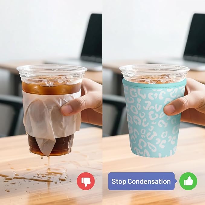 Iced Coffee Sleeve Reusable Cup Sleeves - Image 4