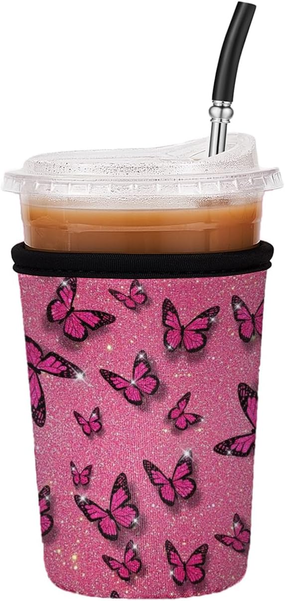 Iced Coffee Sleeve Reusable Medium 22-28oz by Cavllson