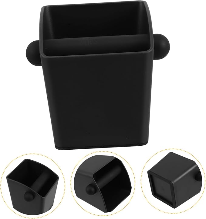 STOBOK Espresso Coffee Grounds Collector Bin Large Capacity Waste Disposal Box - Image 8