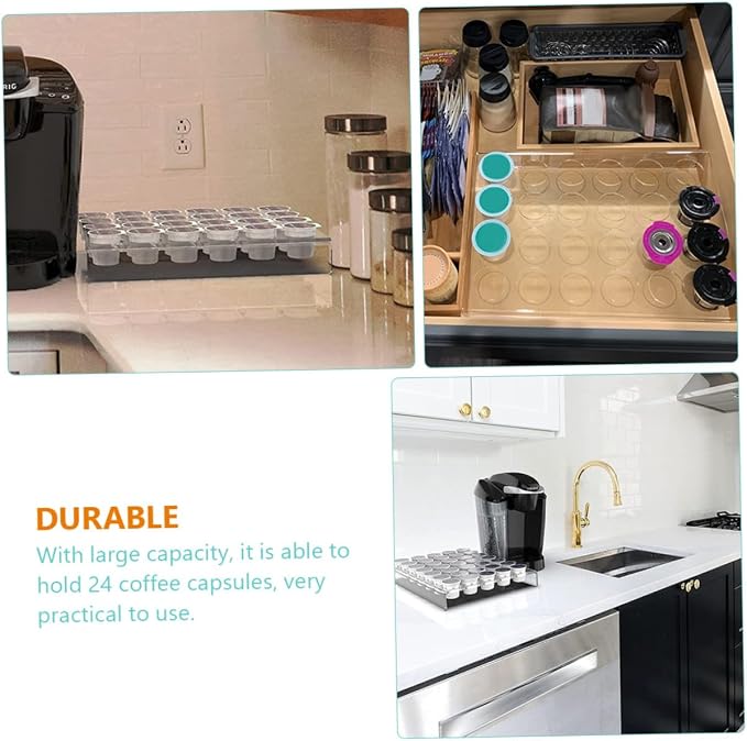 Ipetboom Transparent Acrylic Coffee Capsule Holder Rack - Image 3