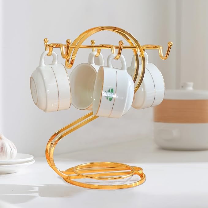 Coffee Mug Holder Metal, Mug TeaCups Holders Countertop, Coffee Mug Tea Cup - Image 3