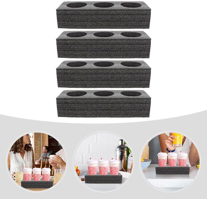 GANAZONO Outdoor Cup Tray Beverage Packing Box Cup Holder Carrier Drink - Image 4