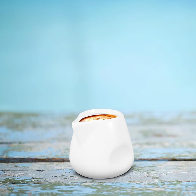 Wakauto Ceramic Milk Pourer and Sauce Pitcher 110Ml Medium Size Porcelain - Image 6