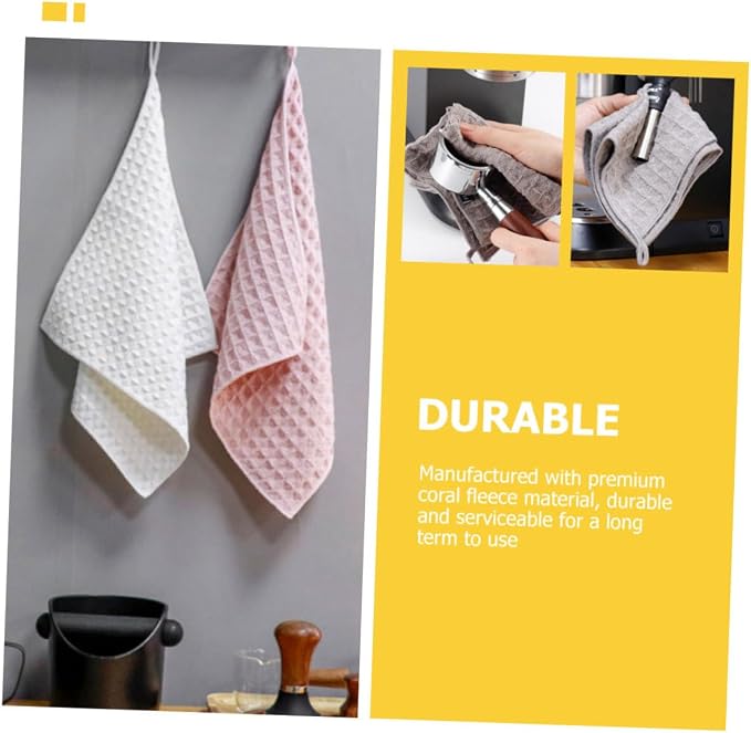 FOMIYES 4pcs Multi-use Coffee Machine Cleaning Cloths Absorbent Dish Towels - Image 3