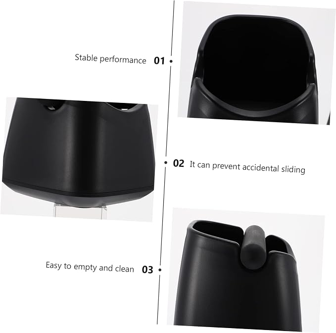 1pc Disposal Box Plastic Coffee Powder Bucket Non- Base - Image 4