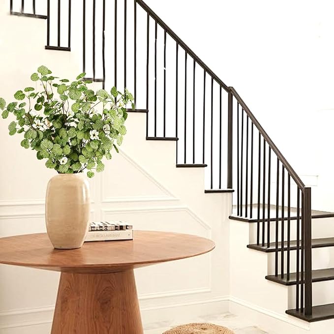 Melorca&Guilla Artificial Plants, Faux Greenery Stems Vase Branches Fake Plants - Image 8