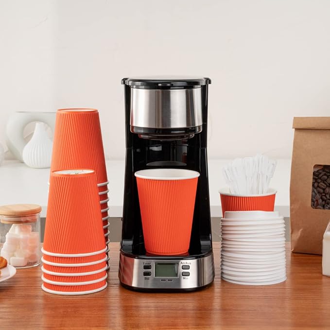 Restaurantware-12 Ounce Disposable Coffee Cups, 25 Double Wall Hot Cups - Image 8