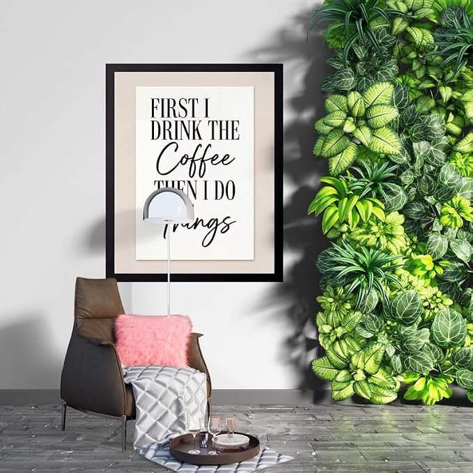 Lawrence Williams Designs First I Drink the Coffee Then I Do Things Poster - Image 7