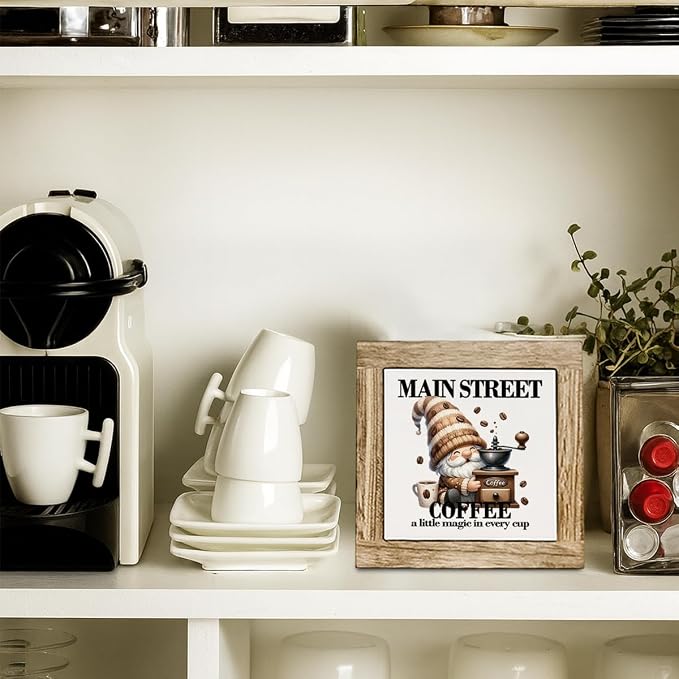 Coffee Shop Decor Sign, Main Street Coffee a Little Magic in Every Cup - Image 5