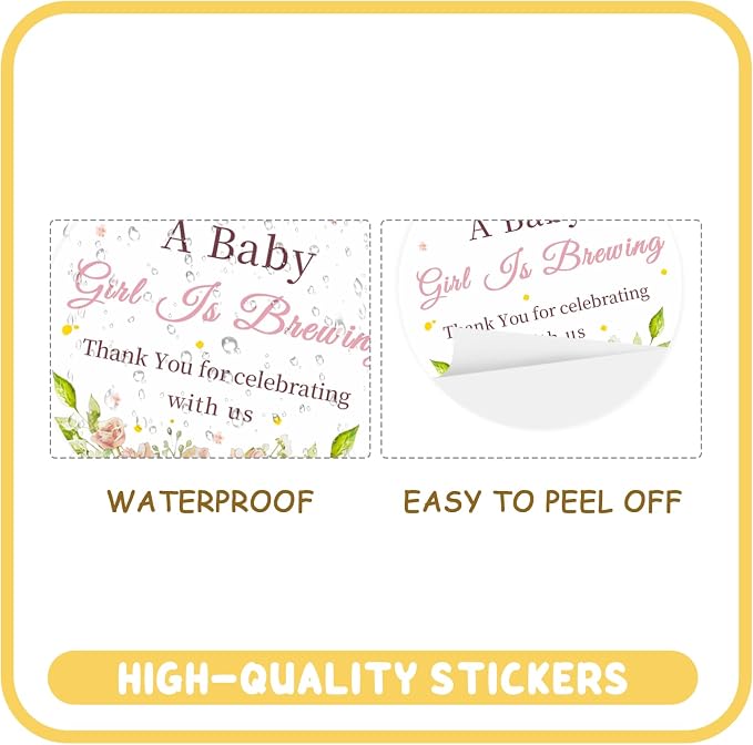 50pcs Girl is Brewing Stickers - Image 3