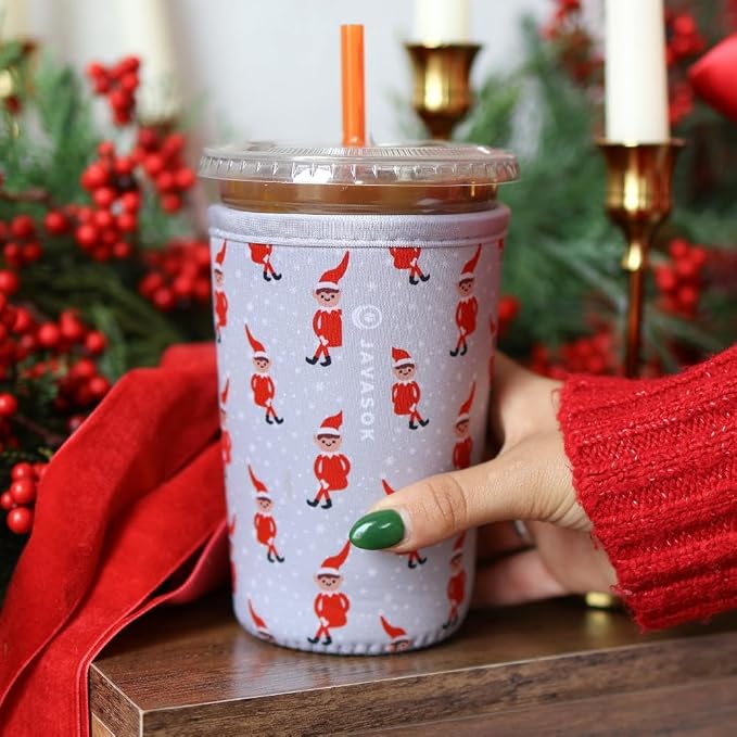Sok It JavaSok Iced Coffee & Cold Soda Insulated Neoprene Cup Sleeve - Image 2