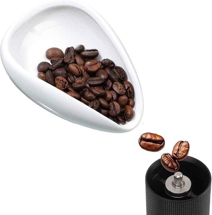 Ceramic Coffee Dosing Cup & Tea Storage Tray, Ceramic Single Dosing Tray by Unknown
