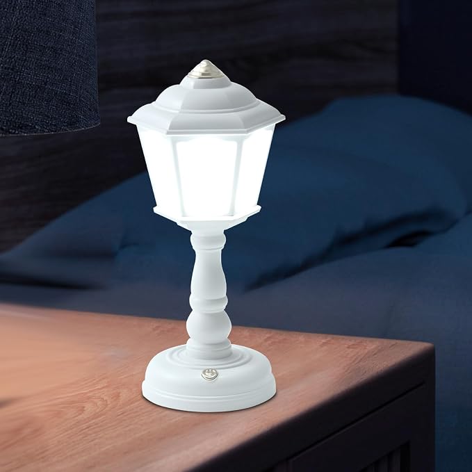 Mini Desk lamp Vintage, LED Dimmable Table Reading - Image 5