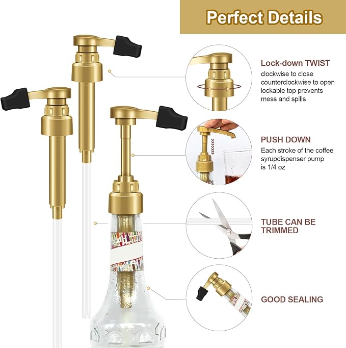 2 Golden Syrup Pump Heads, Exclusively Compatible - Image 3