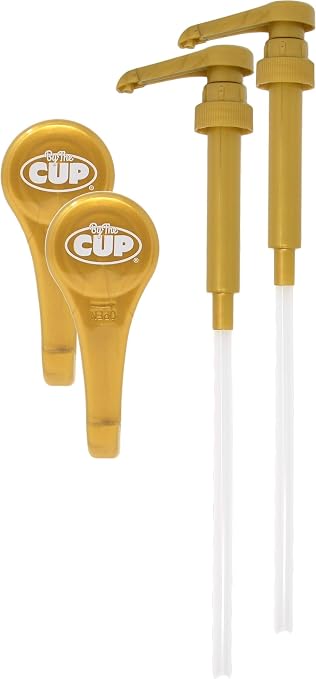 By The Cup Universal Gold Coffee Syrup Pump by ByTheCup
