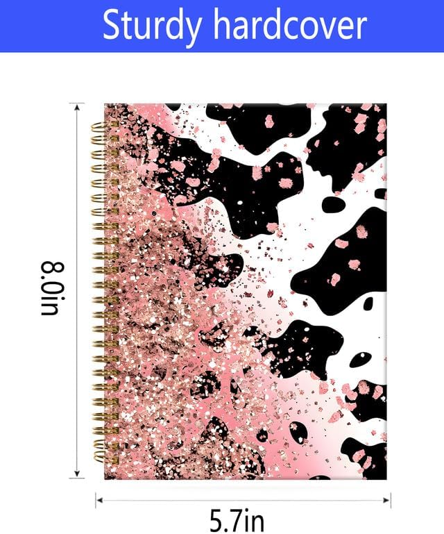 Spiral Journal Notebook, A5 Hardcover Lined Journals - Image 3