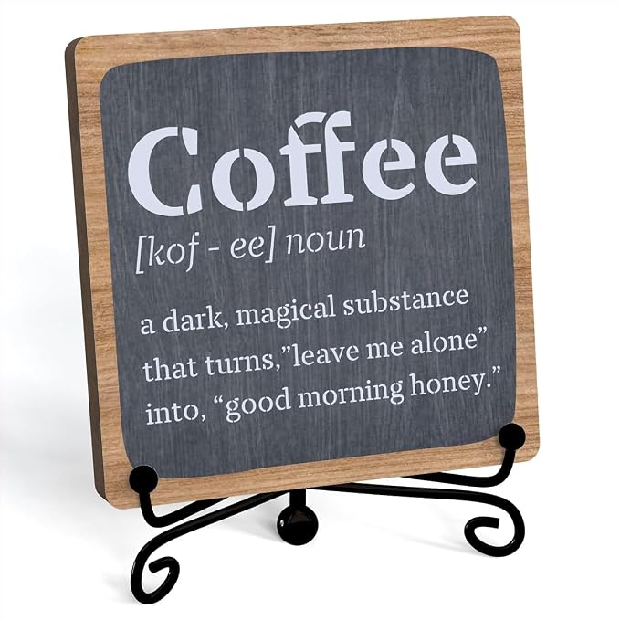 Coffee Bar Accessories, Coffee Decor, Farmhouse Bar Accessories - Image 2