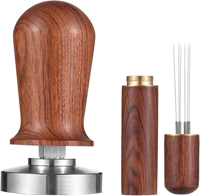 Decdeal 51mm Espresso Tamper and Stirrer Set, Coffee Tamper by Decdeal