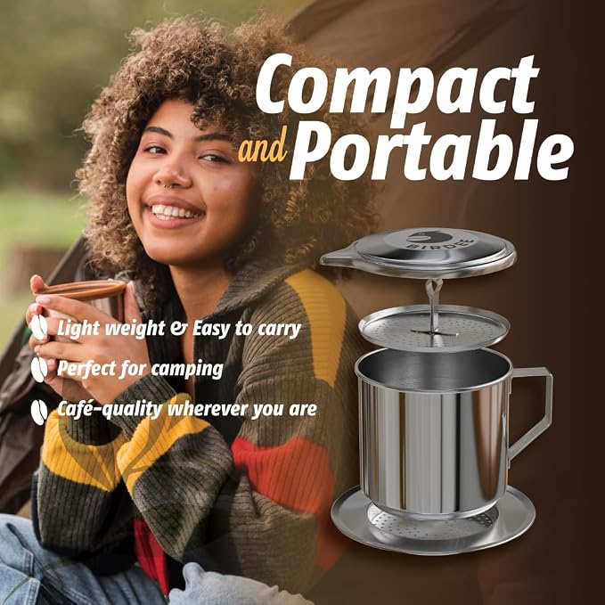 Birdee Vietnamese Coffee Dripper - 12 oz - Image 2